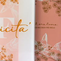 Bilancia da Cucina Digitale Words of Joy Felicità Gioia design con grafiche calligrafiche a tema emozionale.