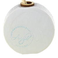 Diffusore Savana Elegance Tondo con Giraffa in pietra di Piuma Leccese, design elegante e naturale.