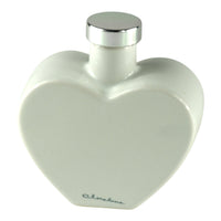 Oliera a Cuore "World Love" con Mappamondo in porcellana bianca e tappo argentato.