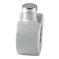 Oliera a Cuore World Love con Mappamondo in porcellana bianca con tappo argento lucido.